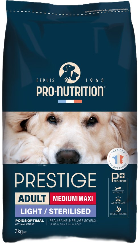 PRESTIGE LIGHT AND/OR STERILIZED MEDIUM&MAXI (Perro adulto raza mediana o grande) - Animal Republic Chile