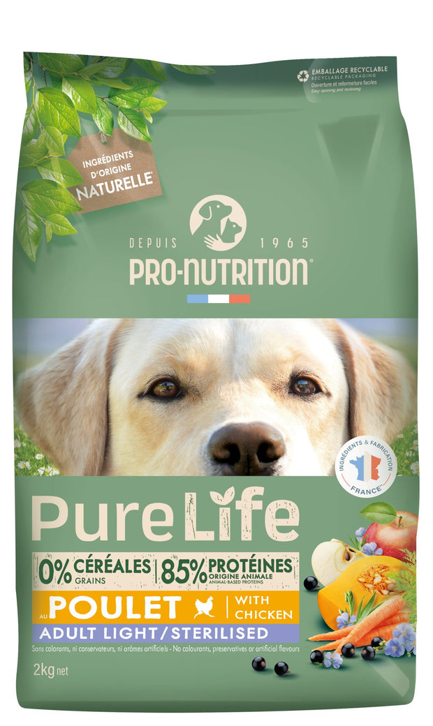 PURE LIFE LIGHT AND/OR STERILIZED (Libre de Gluten) - Animal Republic Chile