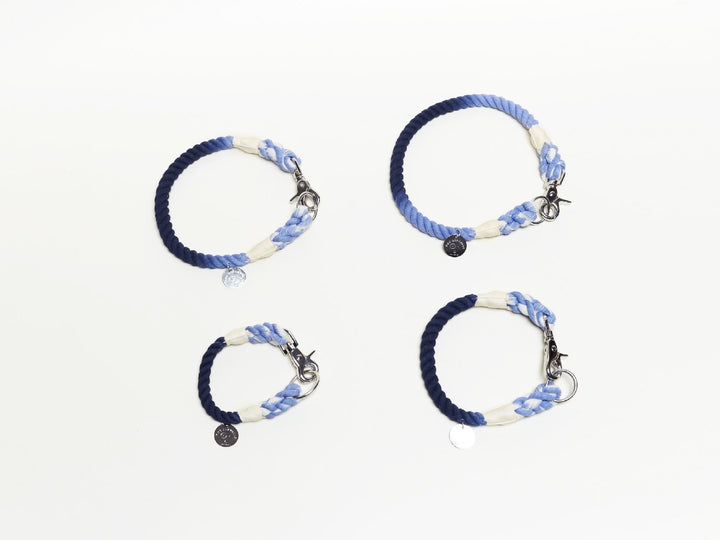 Collar cuerda Azul Cielo - Dog Republic Chile