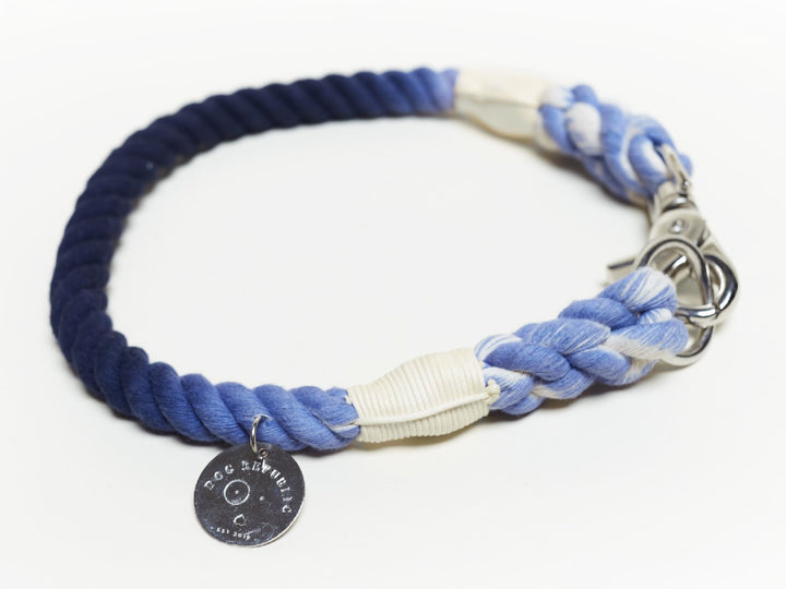 Collar cuerda Azul Cielo - Dog Republic Chile