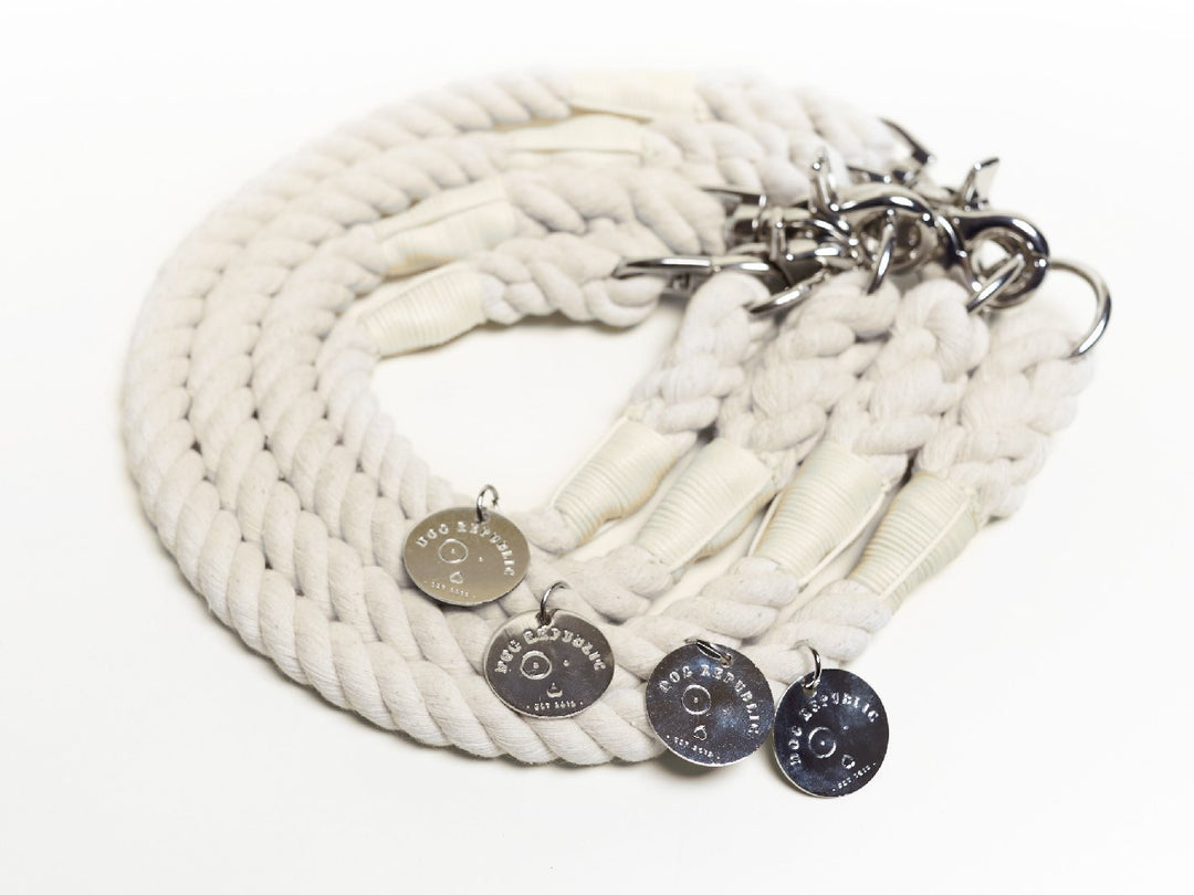 Collar cuerda Blanca - Dog Republic Chile
