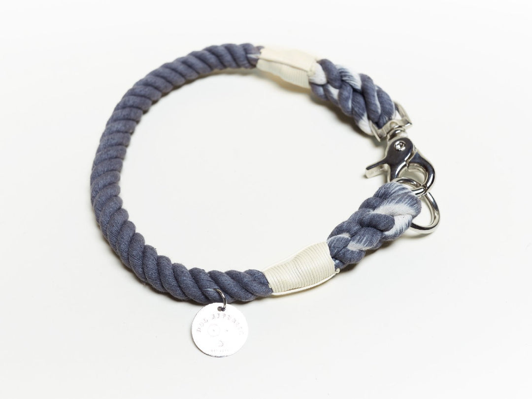 Collar cuerda Gris - Dog Republic Chile