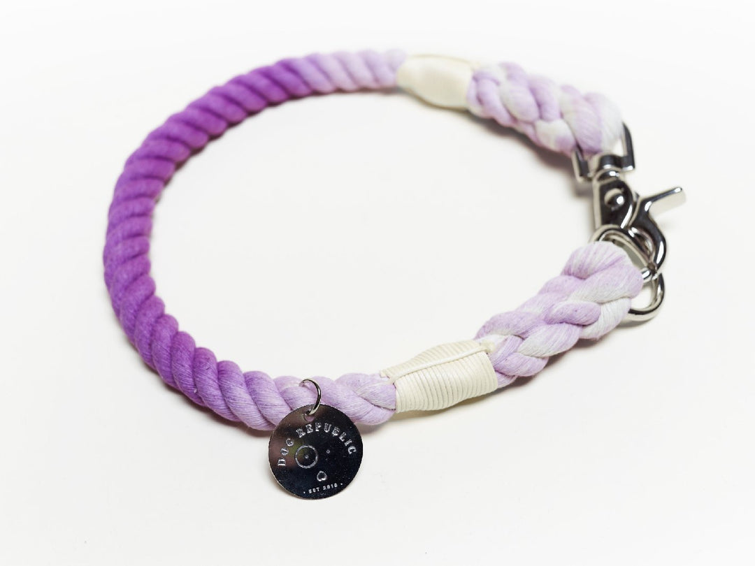Collar cuerda Lavanda - Dog Republic Chile